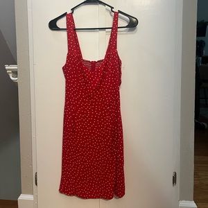Reformation Polkadot Dress